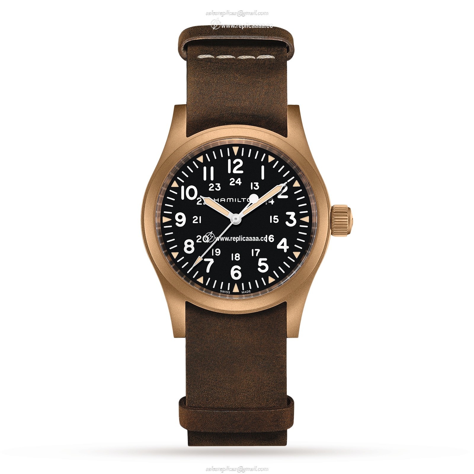 Hamilton Khaki Field Mechanical Bronze 38mm Mens details Black H69459530 1 Hamilton Khaki Field Mechanical Bronze 38mm Mens details Black H69459530