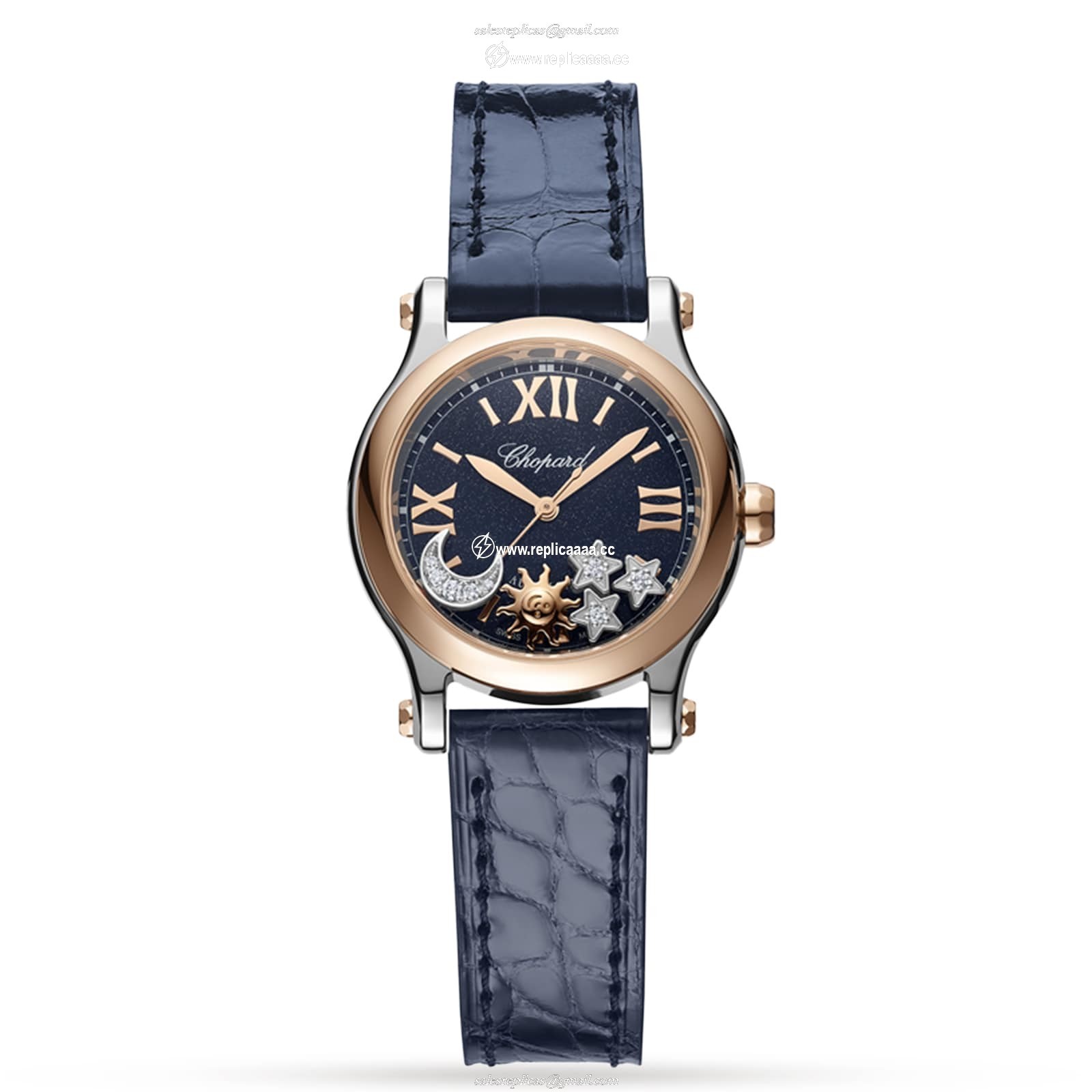 Chopard Happy Sport Sun Moon and Stars 30mm 278573-6027