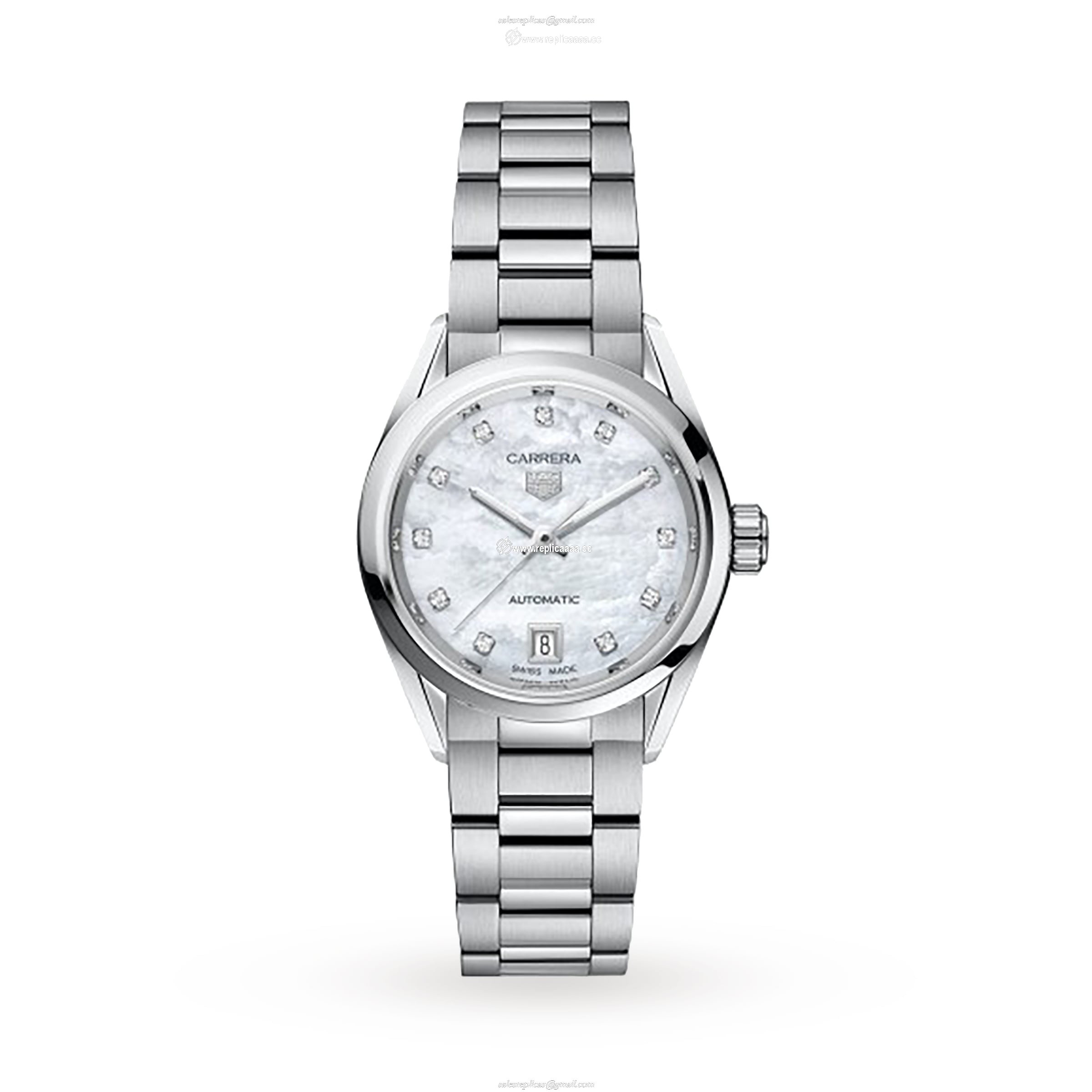 TAG Heuer Carrera Three-Hand 29mm Automatic Ladies details WBN2412.BA0621