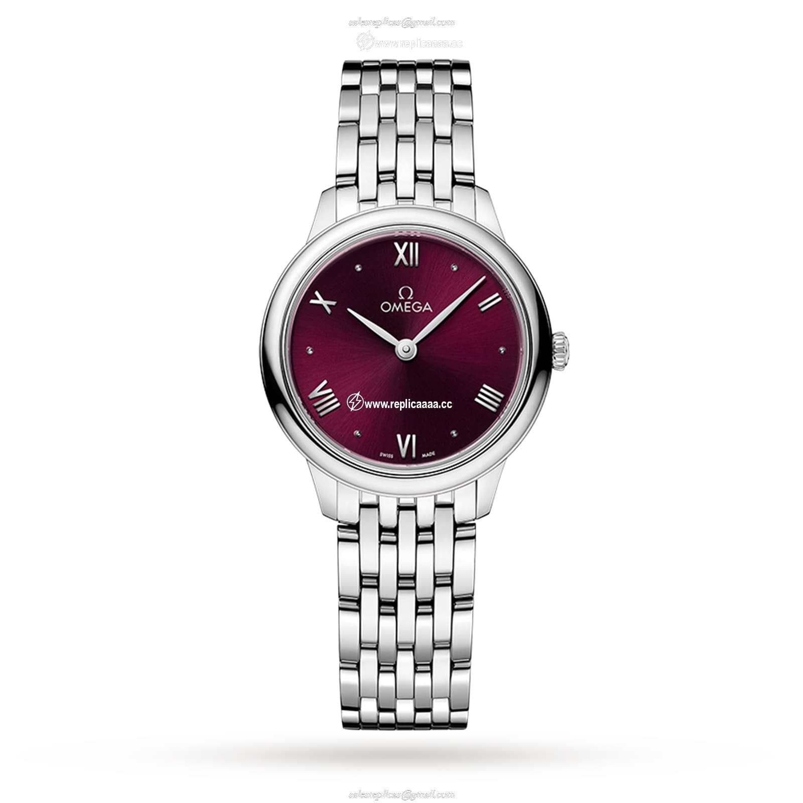 Omega De Ville Prestige Quartz 27.5mm Ladies details Red O43410286011001