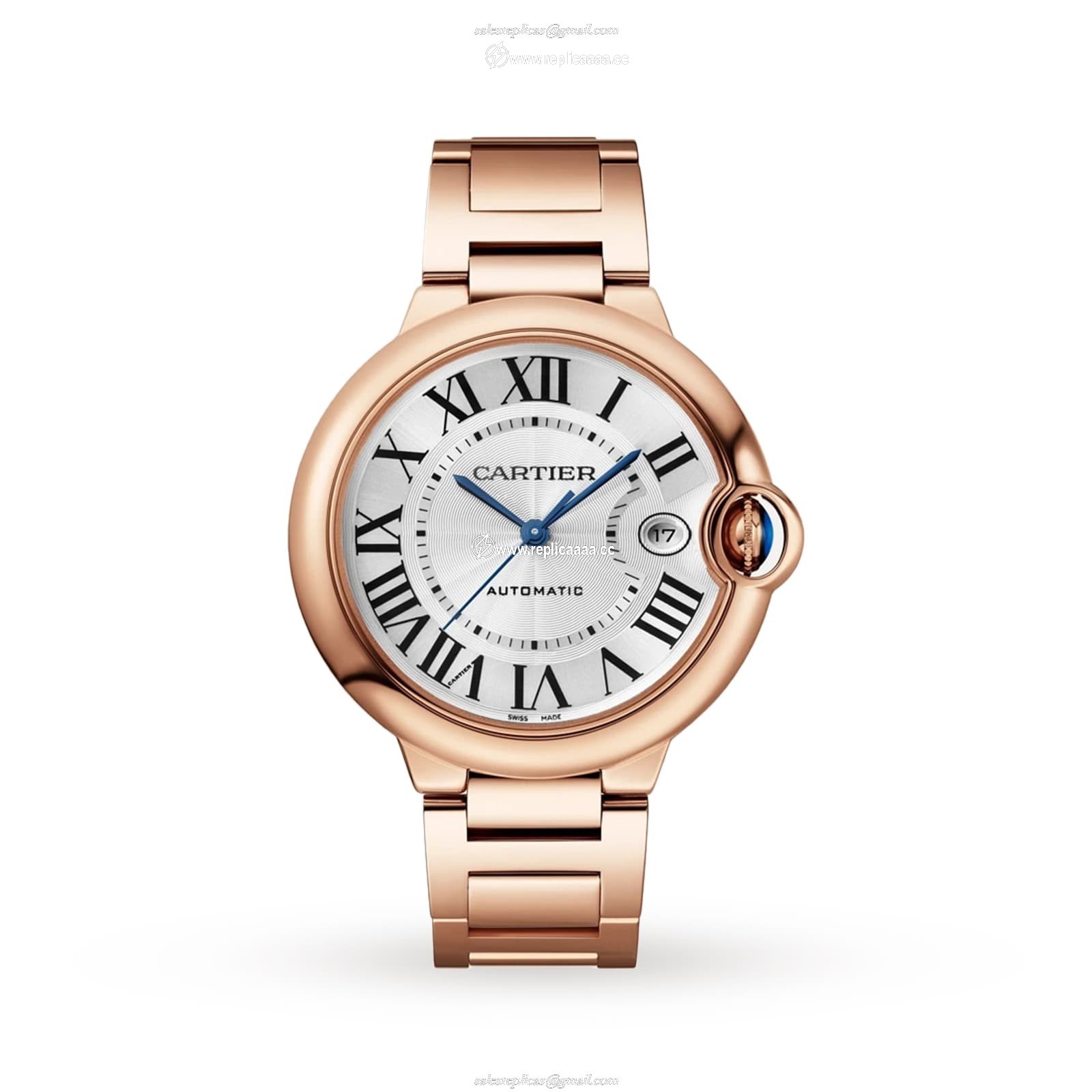 Cartier Ballon Bleu De Cartier details 40mm Automatic Movement Rose Gold WGBB0039 1 Cartier Ballon Bleu De Cartier details 40mm Automatic Movement Rose Gold WGBB0039