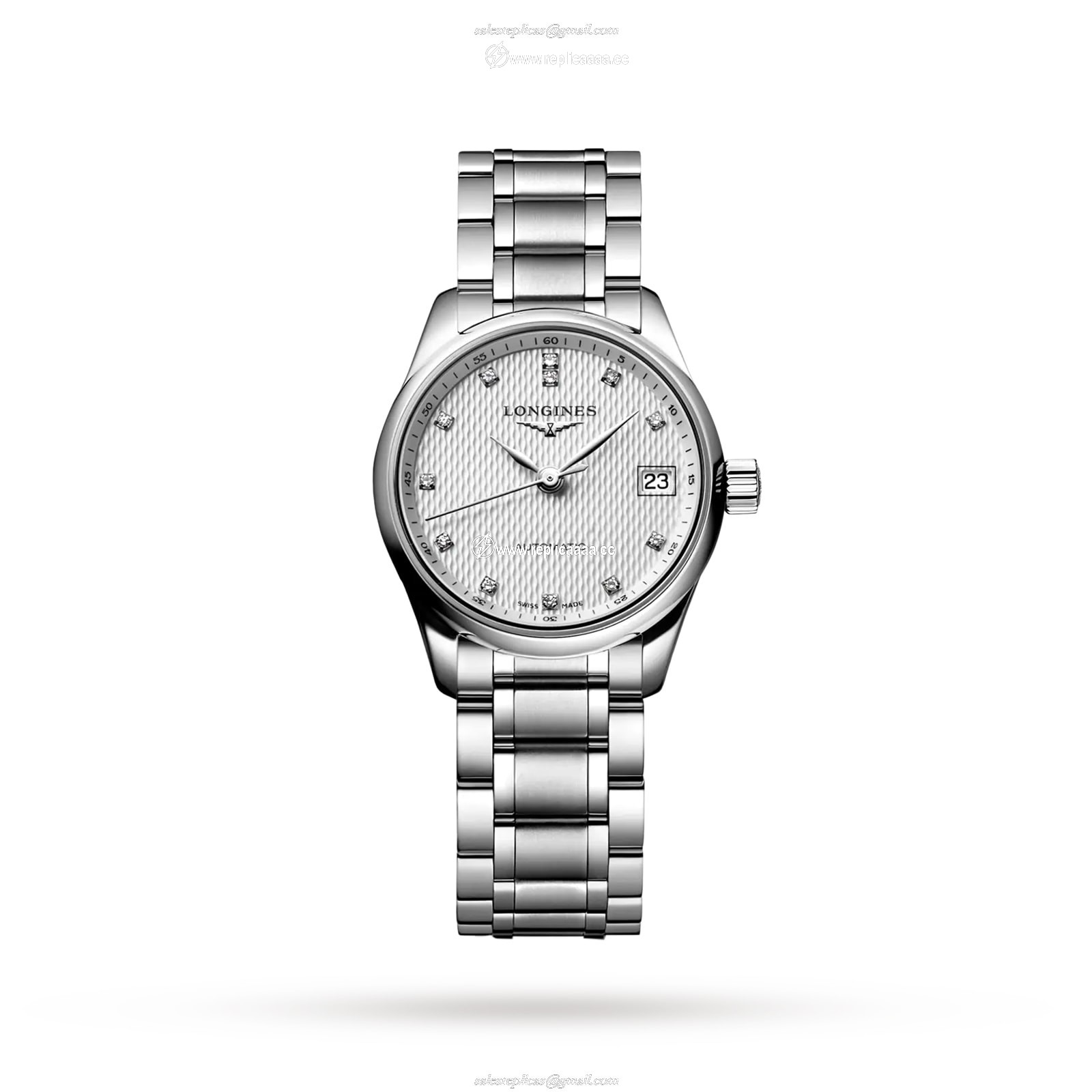 Longines Master Collection 25.5mm Ladies details Silver L21284776 1 Longines Master Collection 25.5mm Ladies details Silver L21284776