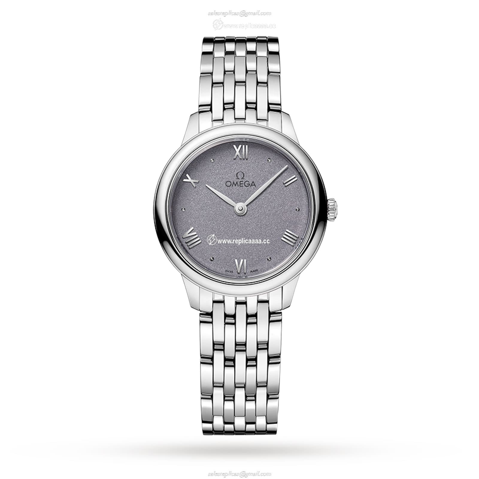 Omega De Ville Prestige Quartz 27.5mm Ladies details Purple O43410286003001 1 Omega De Ville Prestige Quartz 27.5mm Ladies details Purple O43410286003001