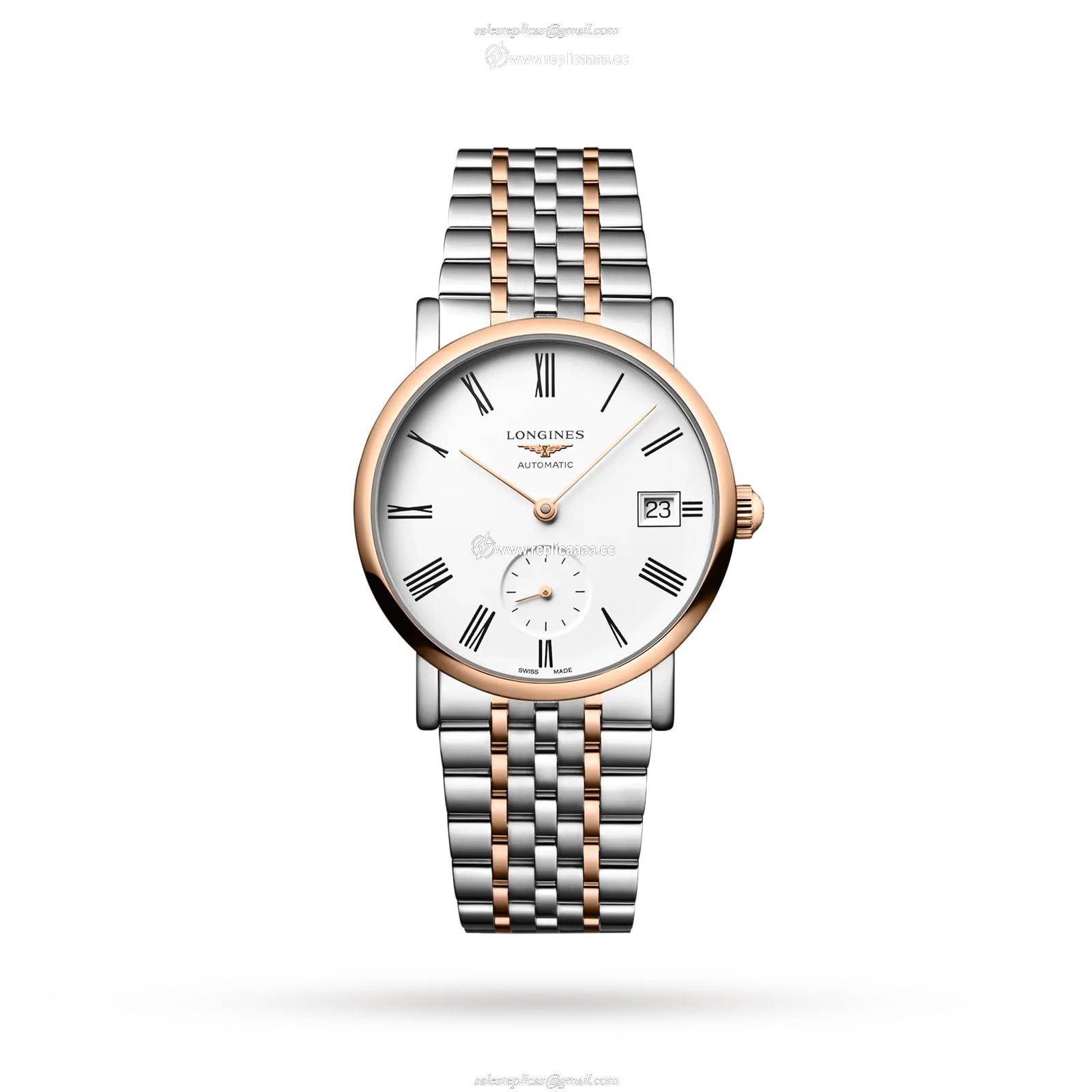 Longines Elegant Collection 34.5mm Ladies details Rose Gold L43125117 1 Longines Elegant Collection 34.5mm Ladies details Rose Gold L43125117