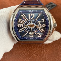 Franck Muller Mens Vanguard Yachting V45-SC-DT-YACHT-AC-BL