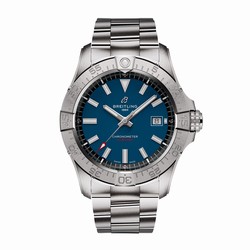 Breitling Avenger Automatic 42mm Mens details Blue Stainless Steel A17328101C1A1