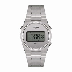 Tissot PRX Digital 35mm Unisex details Silver T1372631103000