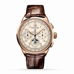 Breitling Premier B25 Datora 42 18k Red Gold Leather Strap details RB2510371G1P1