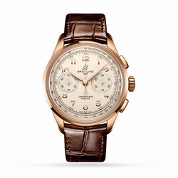 Breitling Premier B09 Chronograph 40 18k Red Gold details RB0930371G1P1