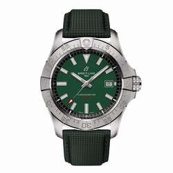 Breitling Avenger Automatic 42mm Mens details Green Leather A17328101L1X1