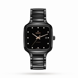 Rado True Square Automatic Diamonds 38mm Mens details R27078702