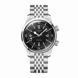 Longines Legend Diver 39mm Mens details Black Stainless Steel L37644506