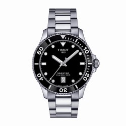 Tissot Seastar 1000 40mm Mens details Black T1204101105100