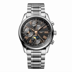 Longines Master Collection 40mm Mens details Grey Stainless Steel L26734616