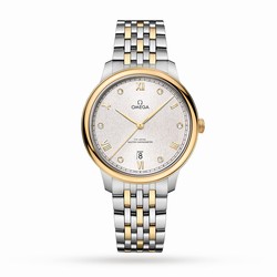 Omega De Ville Prestige Co-Axial Chronometer 40mm Mens details Silver O43420402052001