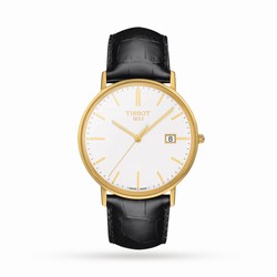 Tissot T-Gold Goldrun Sapphire 18K Gold 38mm Unisex details White T9224101601100