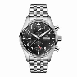IWC Pilot Chronograph 41mm Mens details Black IW388113