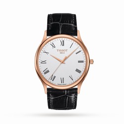 Tissot Tissot T-Gold Excellence 18k Gold 40mm Mens details White T9264107601300