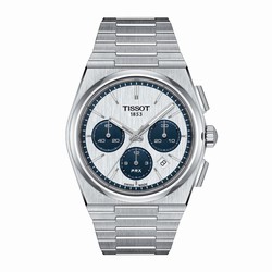Tissot PRX Automatic Chronograph 42mm Mens details White T1374271101101