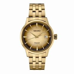 Seiko "Half and half" Presage Cocktail Time European US exclusive 40.5mm Mens details SRPK48J1