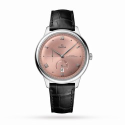 Omega De Ville Prestige Co-Axial Master Chronometer Power Reserve 41mm Mens details Pink O43413412110001