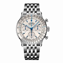 Breitling Navitimer Chronograph 41mm Mens details White AB0139A71G1A1