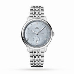 Omega De Ville Prestige Co-Axial Chronometer Power Reserve 41mm Mens details Blue O43410412103001