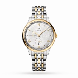 Omega De Ville Prestige Co-Axial Chronometer Power Reserve 41mm Mens details Silver O43420412102001
