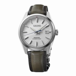 Seiko Presage Sharp Edged 'Laurel' Limited Edition 40mm Mens details White SPB413J1