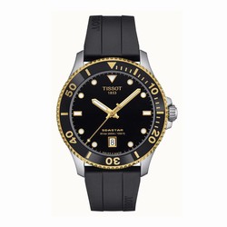 Tissot Seastar 1000 40mm Mens details Black Rubber T1204102705100