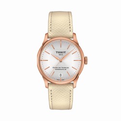 Tissot T-Classic Chemin Des Toyrelles Powermatic 80 34mm Ladies details Silver T1392073603100