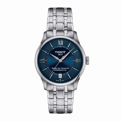 Tissot Chemin Des Tourelles Powermatic 80 34mm Mens details - Blue T1392071104800