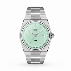 Tissot T-Classic PRX 40mm Mens details Mint T1374101109101