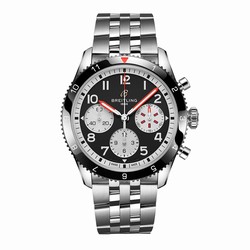 Breitling Classic AVI Chronograph 42 Mosquito Stainless Steel details Y233801A1B1A1