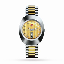 Rado DiaStar 35mm Mens details Gold R12408633