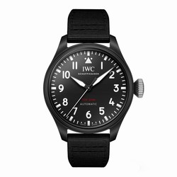 IWC Big Pilot Top Gun 43mm Mens details Black IW329801