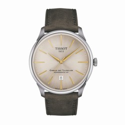Tissot Chemin Des Tourelles Powermatic 80 42mm Mens details - Champagne T1394071626100