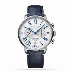Ulysse Nardin Marine Torpilleur Chronograph 44mm Stainless Steel Case And Bezel 1533-320LE-0A-175/1B