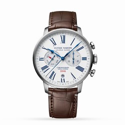 Ulysse Nardin Marine Torpilleur Chronograph 44mm Stainless Steel Case And Bezel 1533-320LE-0A-175/1A