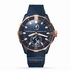 Ulysse Nardin Diver 44mm Blue PVD Titanium Case 1185-170-3/BLUE