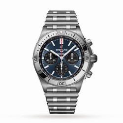 Breitling Chronomat B01 42 Stainless Steel - Blue details AB0134101C1A1