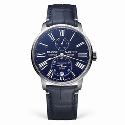 Ulysse Nardin Marine Torpilleur 42mm Stainless Steel Case And Bezel 1183-310LE-3AE-175/1B