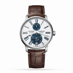Ulysse Nardin Marine Torpilleur 42mm Stainless Steel Case And Bezel 1183-310LE-0A-175/1B