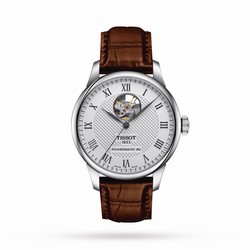 Tissot T-Classic Le Locle Powermatic 80 Open Heart 39mm Mens details T0064071603301