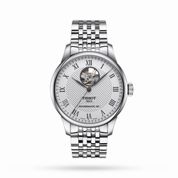 Tissot T-Classic Le Locle Powermatic 80 Open Heart 39mm Mens details T0064071103302
