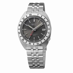 Seiko Prospex Navigator Timer 38.5mm Mens details Grey SPB411J1