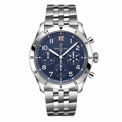 Breitling Classic AVI Chronograph 42 Tribute to Vought F4U Corsair Stainless Steel details A233801A1C1A1