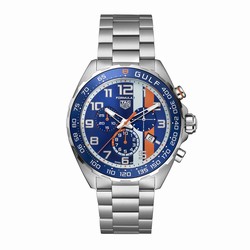 TAG Heuer Formula 1 Chronograph X Gulf 43mm Mens details CAZ101AT.BA0842
