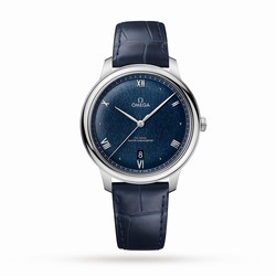 Omega De Ville Prestige Co-Axial Master Chronometer 40mm Mens details Blue O43413402003001