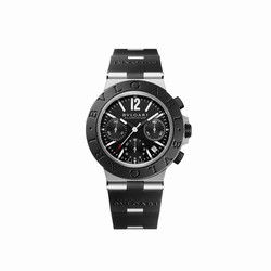 Bvlgari Aluminium Bvlgari Bvlgari 41mm Black Dial Gents Chronograph details 103868